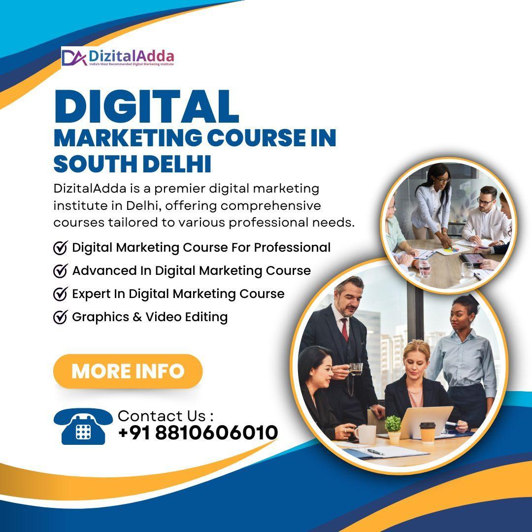 Best Digital Marketing Course in South Delhi with Placement