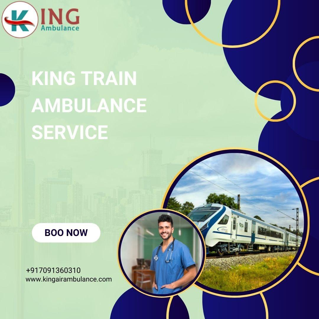 Patients can easily use the King Train Ambulance in Raipur