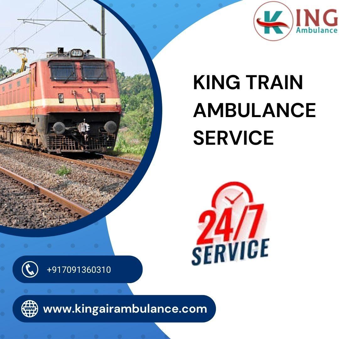 The patient can use the King Train Ambulance in Dibrugarh with Ease