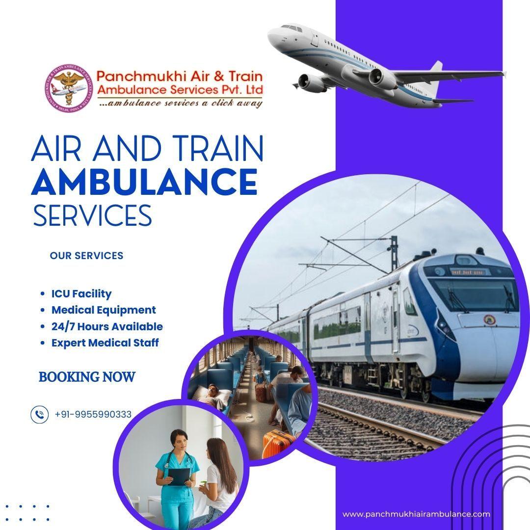 Hire Super  Air and Train Ambulance Services By Panchmukhi in Patiala