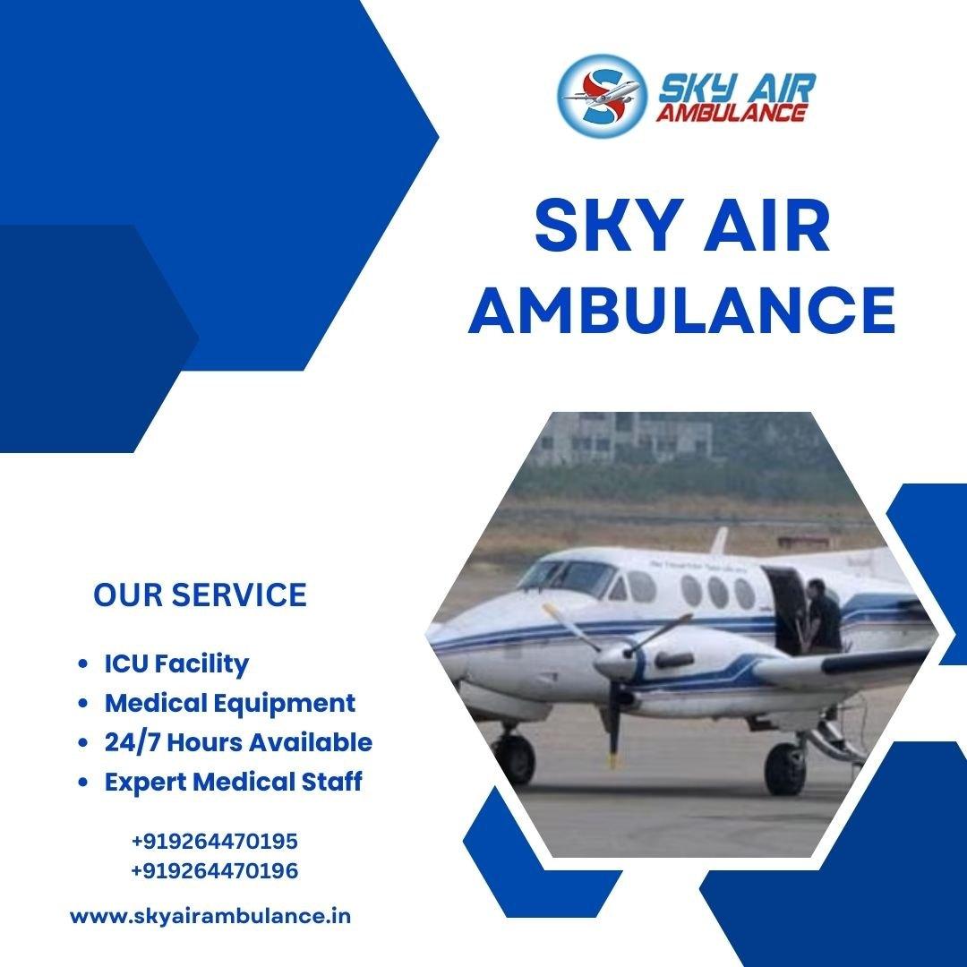 Sky Air Ambulance from Ranchi to Mumbai Comes With 24/7 Services