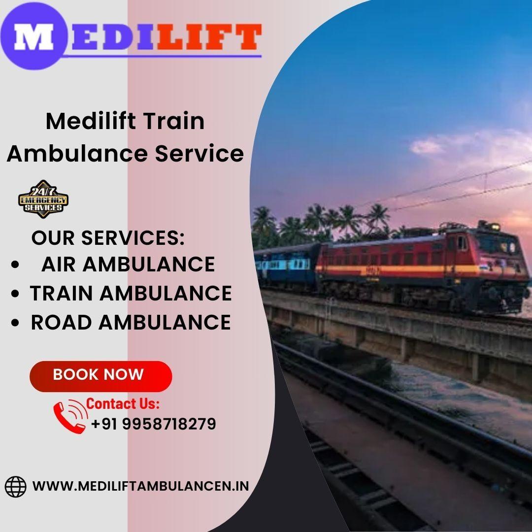 Medilift Train Ambulance in Jabalpur Offers Healthcare Experts on Trains