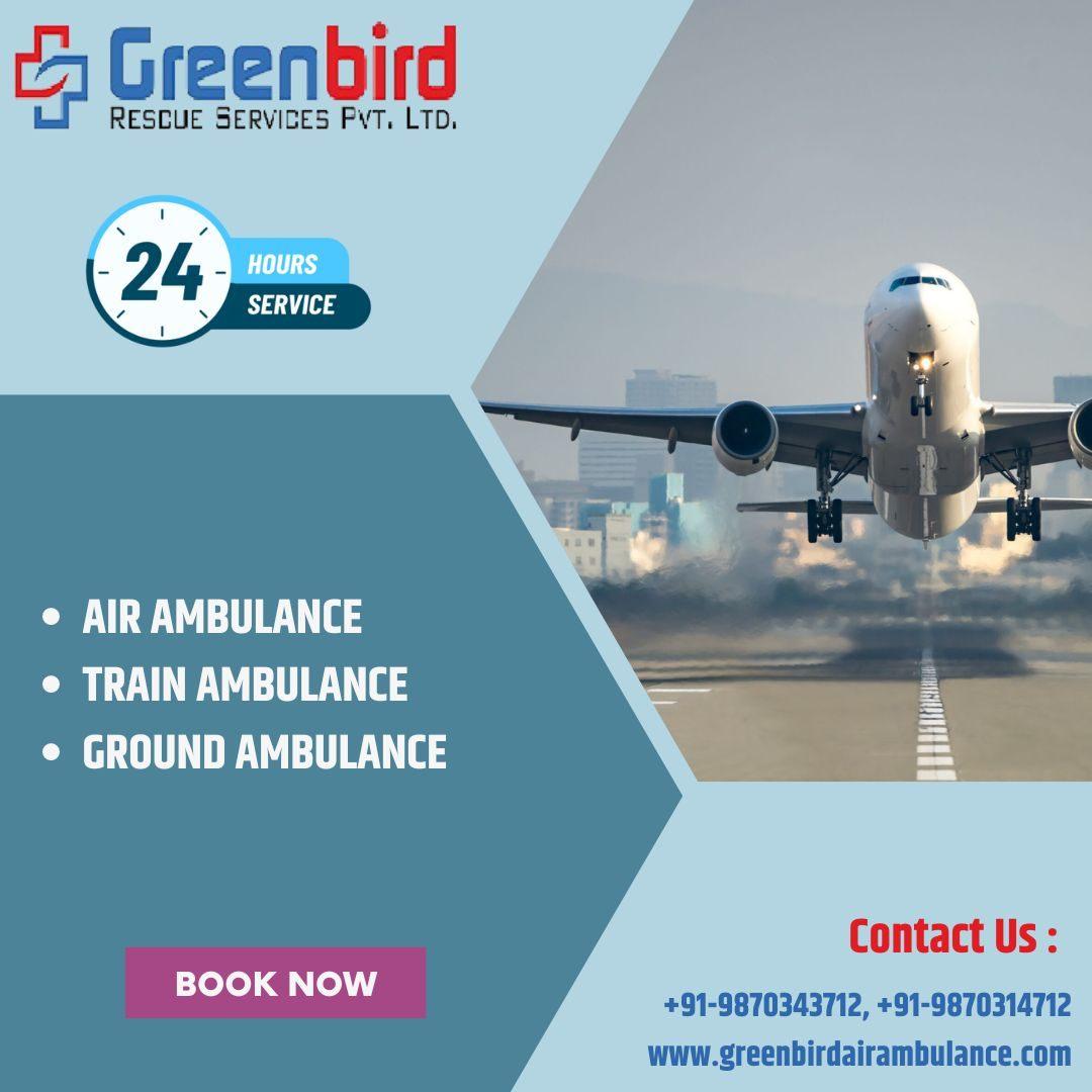 Avail of Greenbird Air Ambulance Services in Patna with Critical Care Services