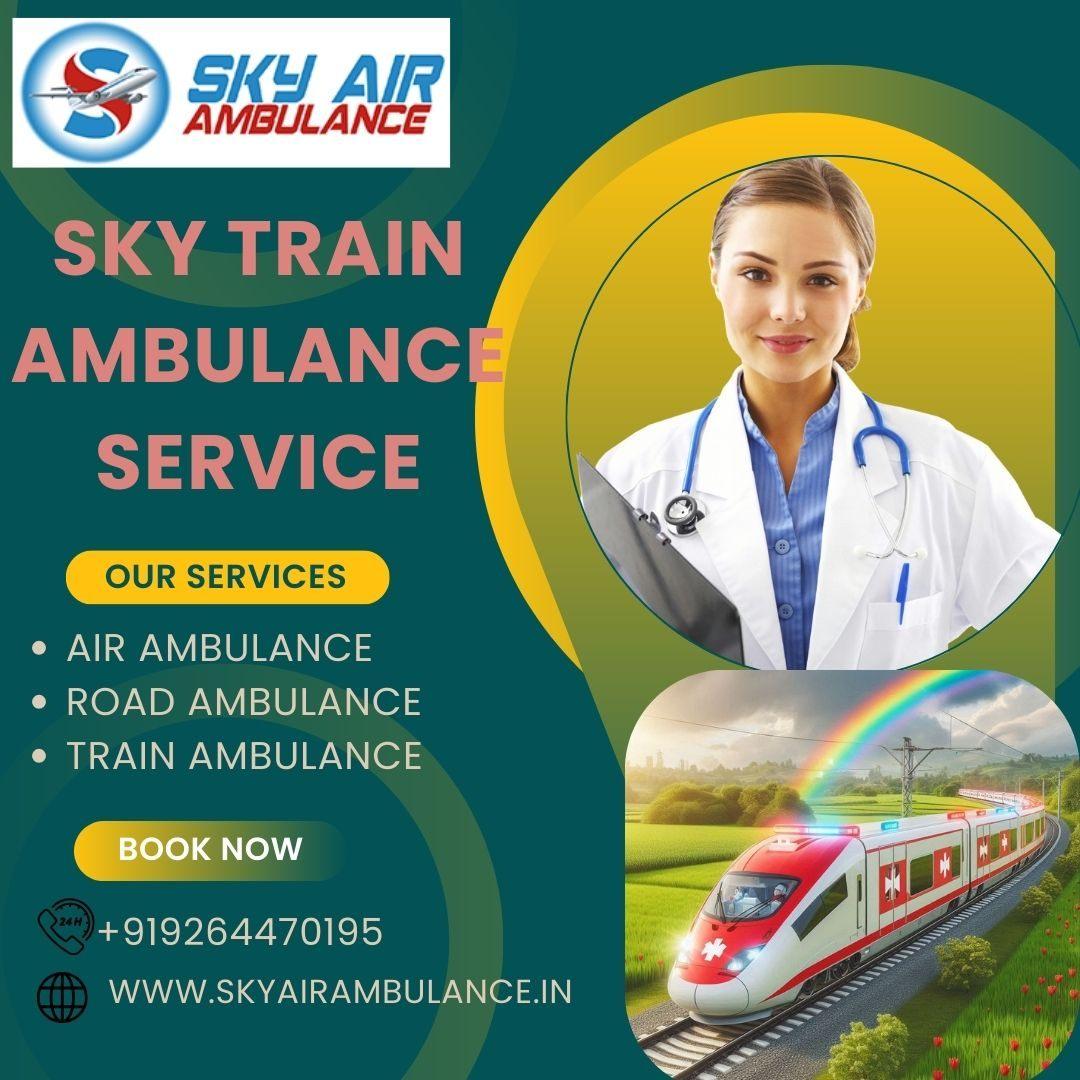 Hire the best Sky Train Ambulance Services in Bhopal
