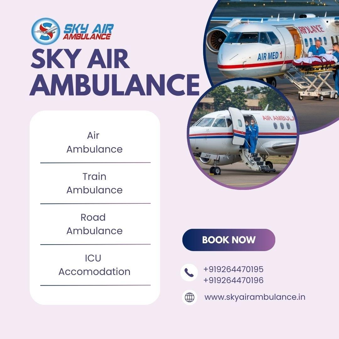 Sky Air Ambulance from Bangalore to Delhi Comes With Great Paramedics