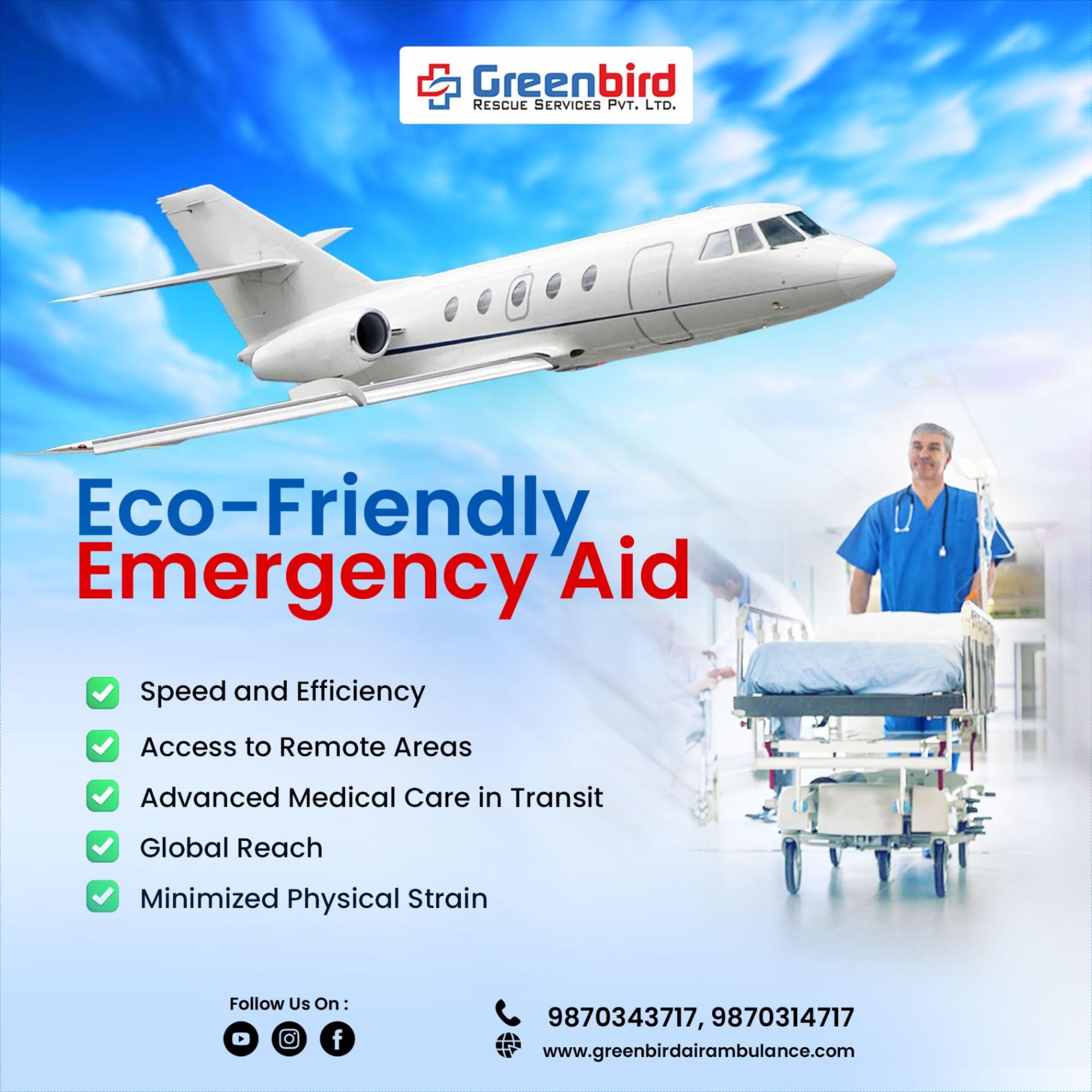With Greenbird Air and Train Ambulance Services in Guwahati, Patients Stay Safe