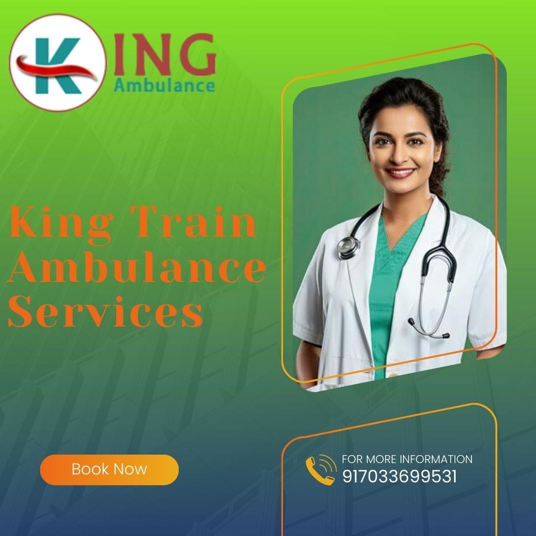King Train Ambulance in Guwahati provides medical professionals