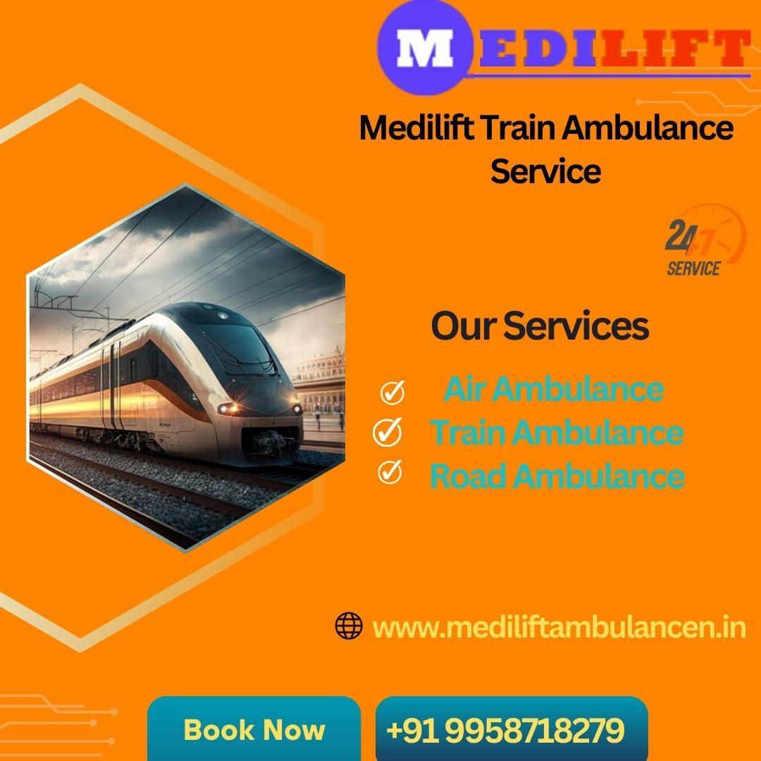 Travel Safe and Smooth With Medilift Train ambulance in Raipur