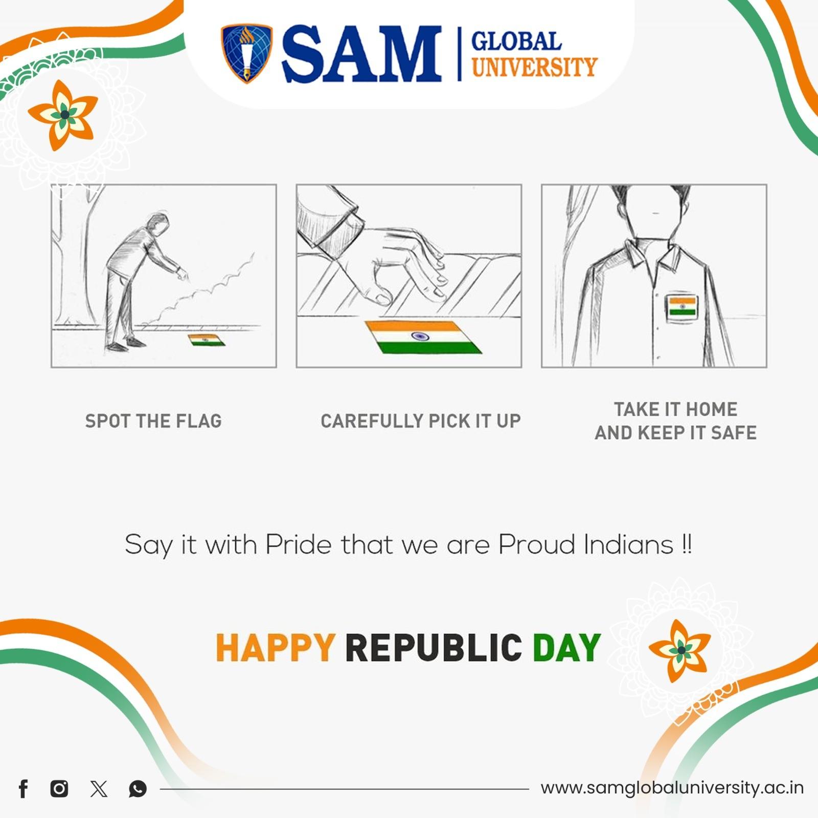 Respect the Tricolor, Honor the Nation! 