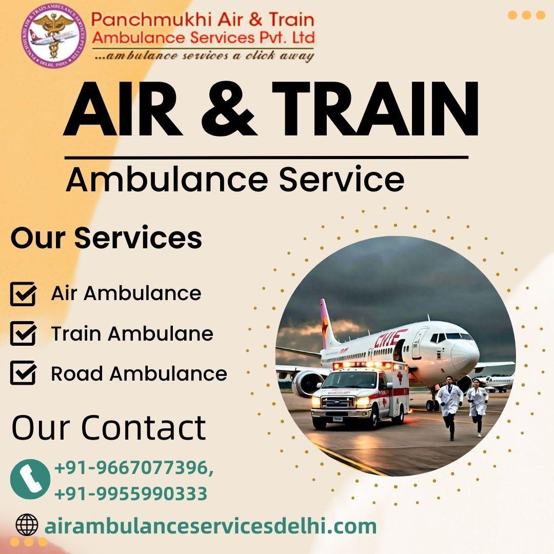 Book Low-Cost Panchmukhi Train Ambulance Service in for Patient Transfer