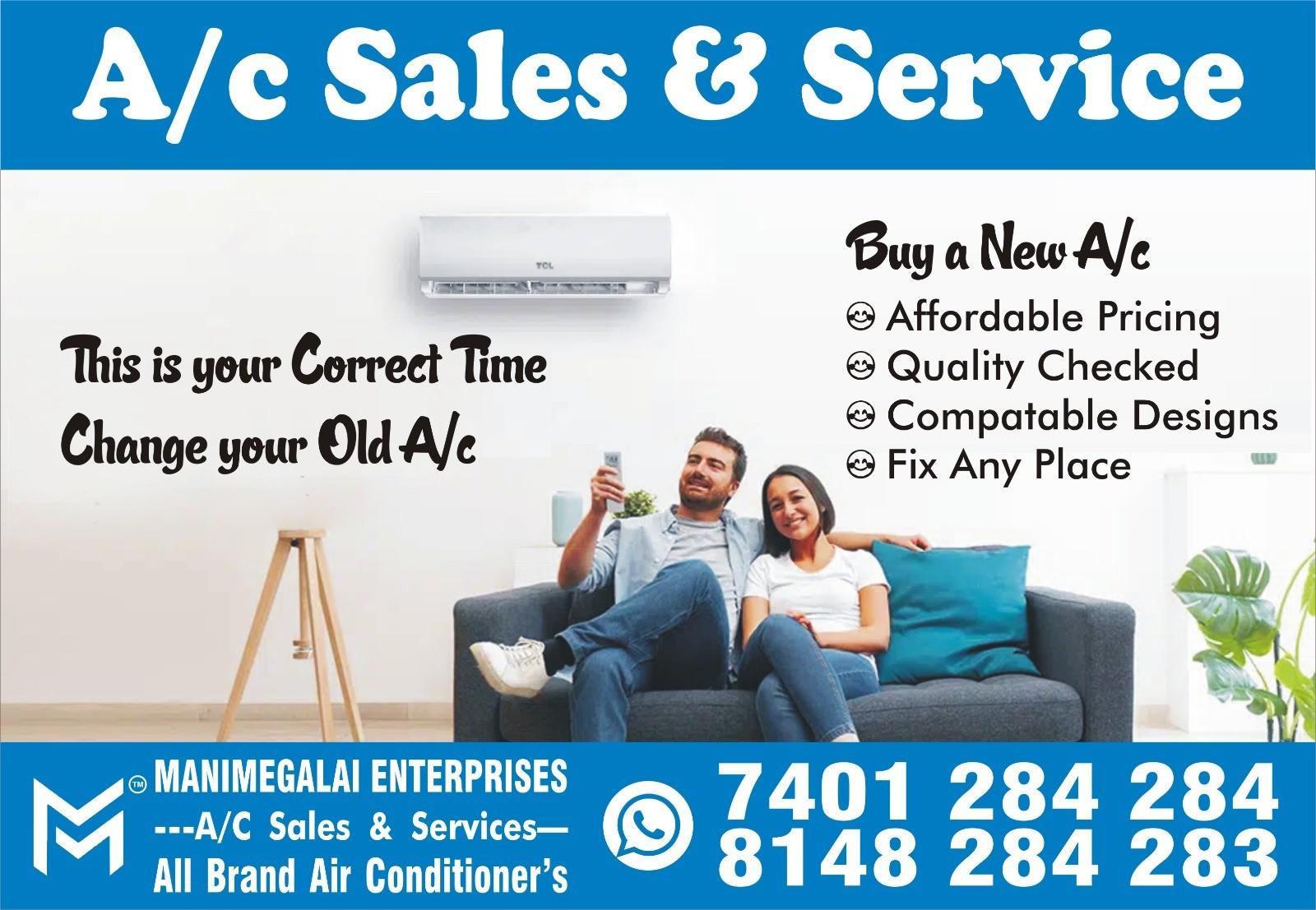 Ac Repair Services | AC service | Nesapakkam | call 7401 284 284