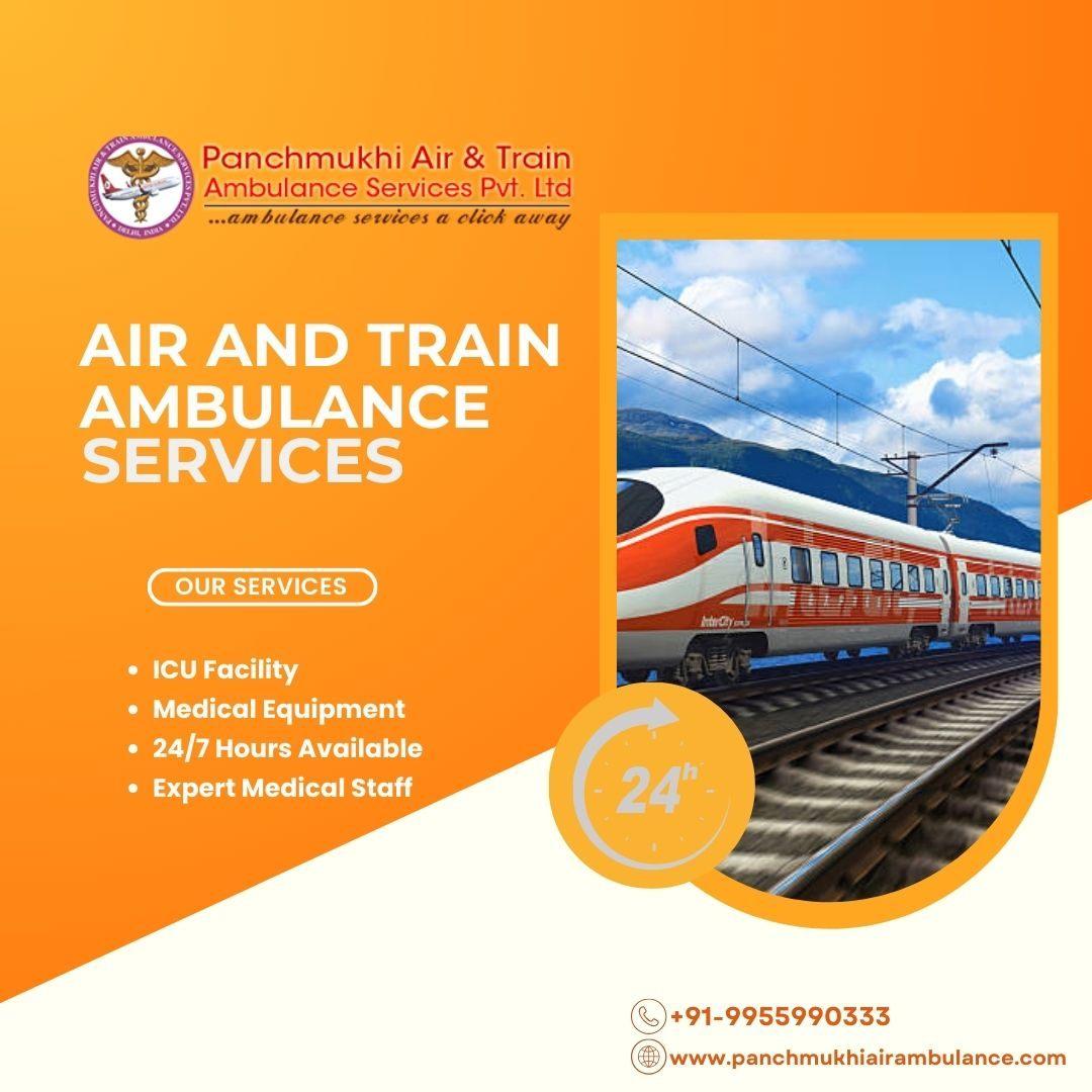In Lucknow, Choose  Air and Train Ambulance Services by Panchmukhi