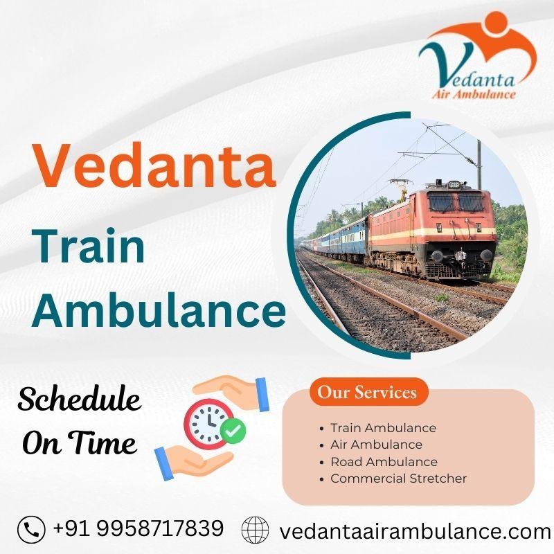 Avail Vedanta Train Ambulance Service in Bhubaneswar for Safe Medical Transfer
