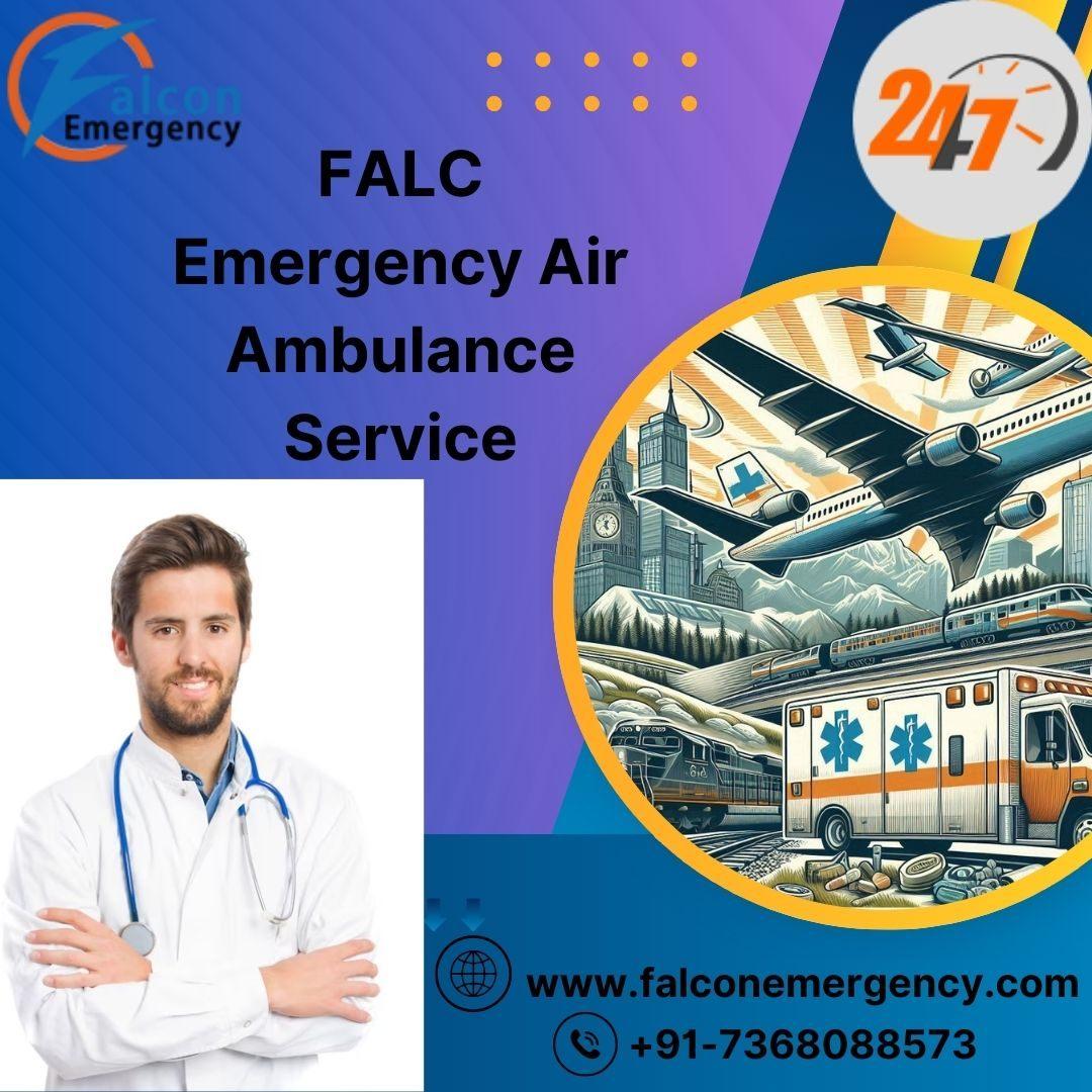 FALC  Air Ambulance Comes with Aired Medical Staff inside Air  Allahabad
