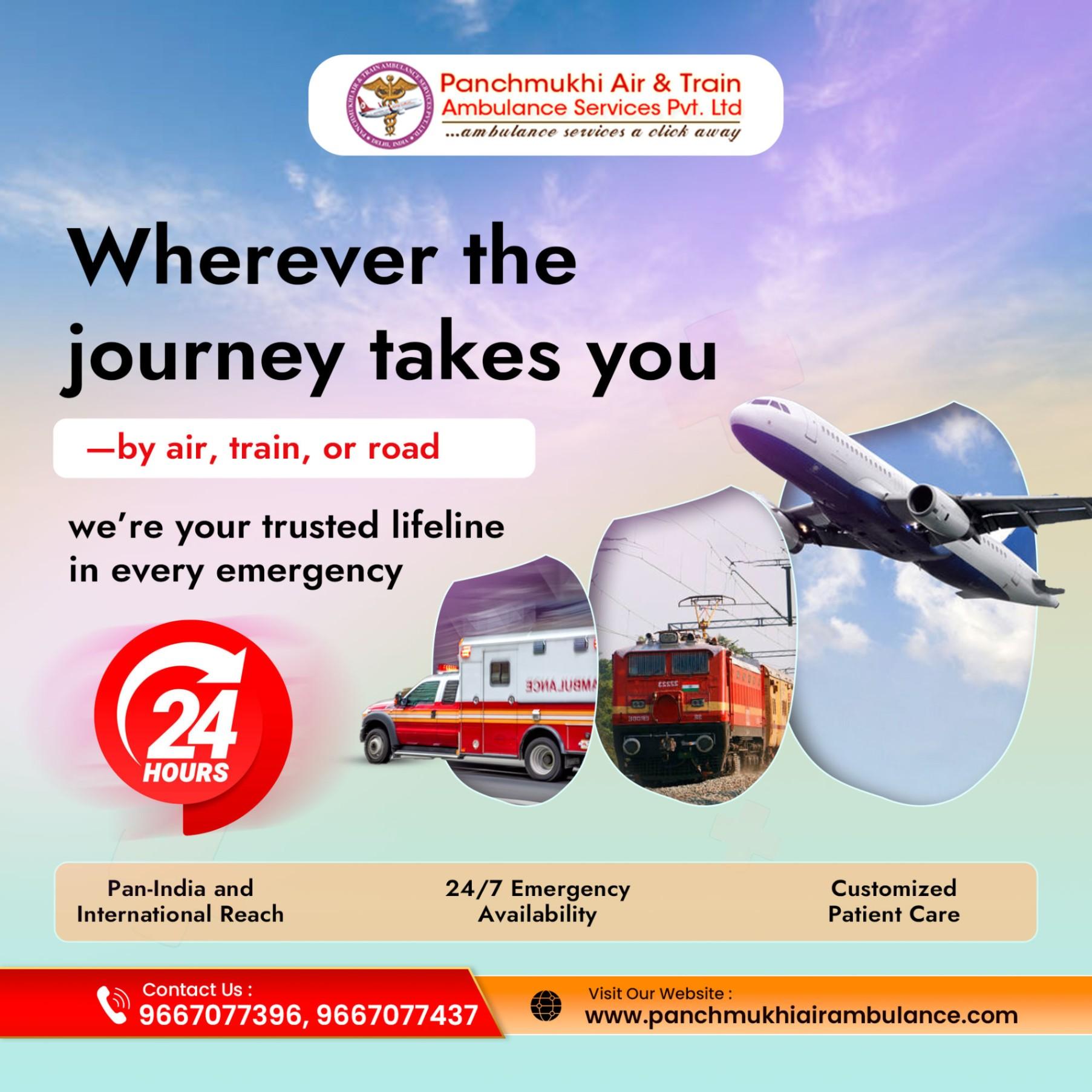 Get Panchmukhi Train Ambulance Service in Kolkata for Quick Cardiac Transfers