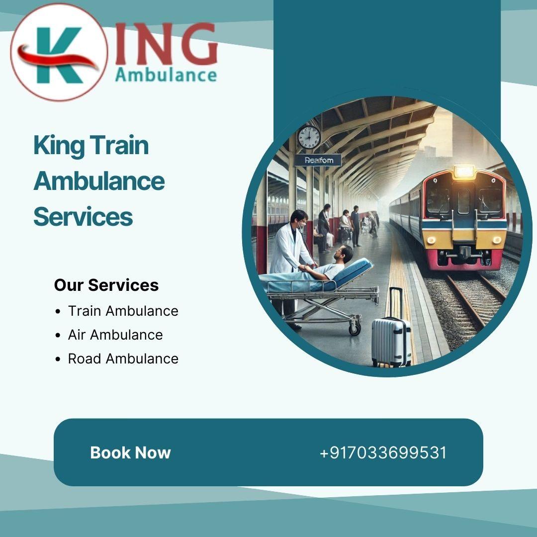 King Train Ambulance Service in Patna has a Well-Trained Healthcare Crew