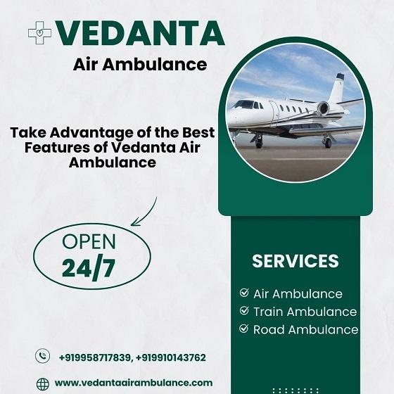 Pick Fabulous Vedanta Air Ambulance Service in Silchar with Ventilator Setup