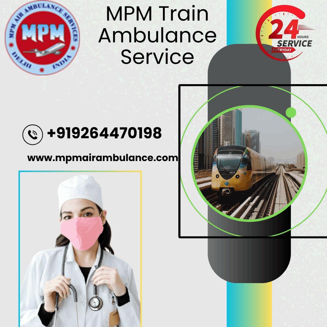 MPM Train Ambulance Service in Ranchi has the entire Life-Saving Tools Ready
