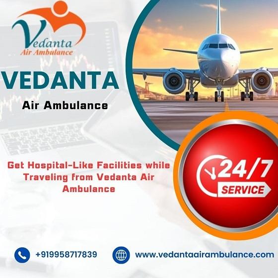 Get Vedanta Air Ambulance in Nagpur with Ventilator Setup at Budget-friendly