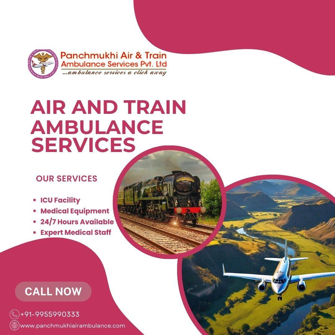 Hire Top Rated Air and Train Ambulance Services in Dehradun by Panchmukhi