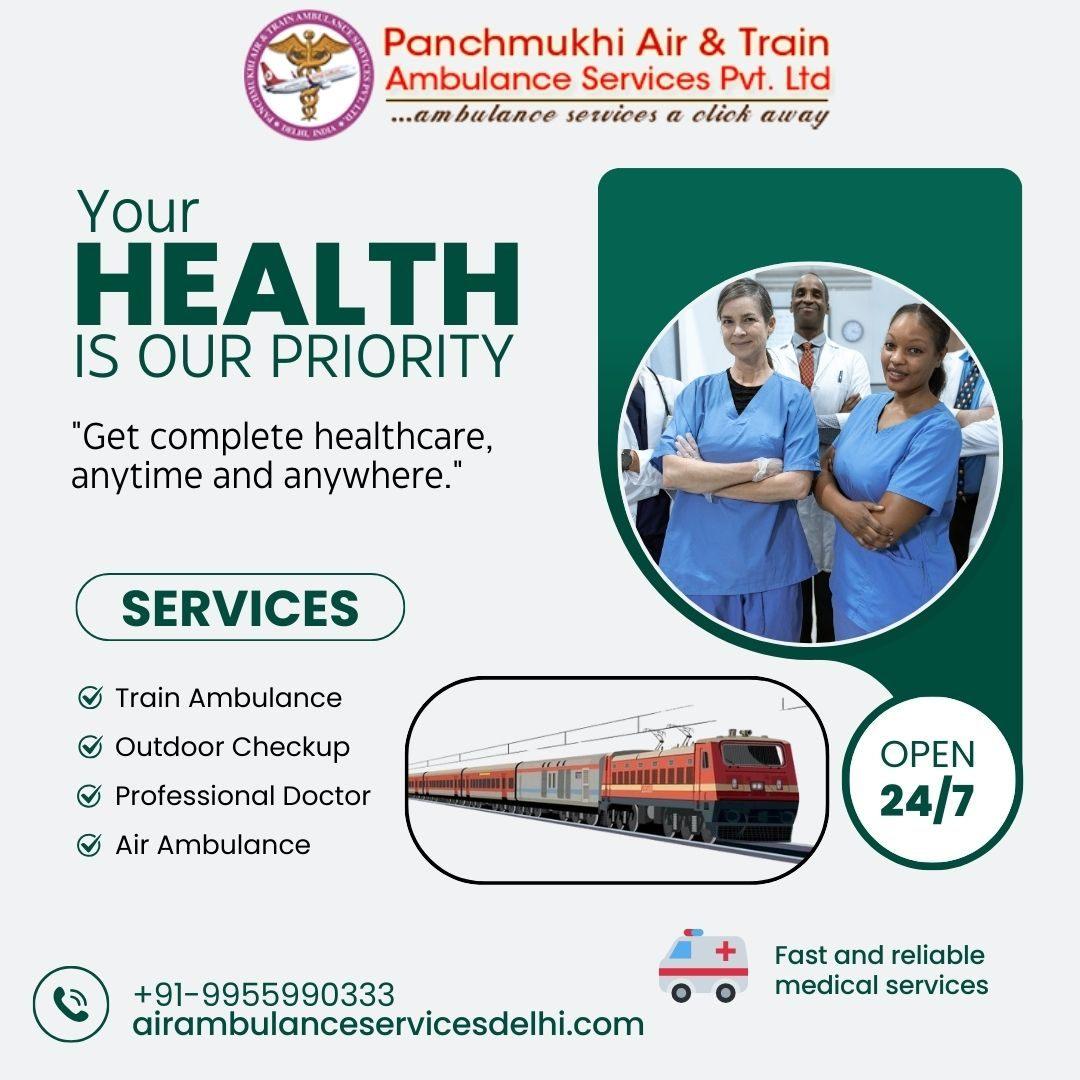 Panchmukhi Train Ambulance Service in Ranchi Transfers Patients at Just One Call