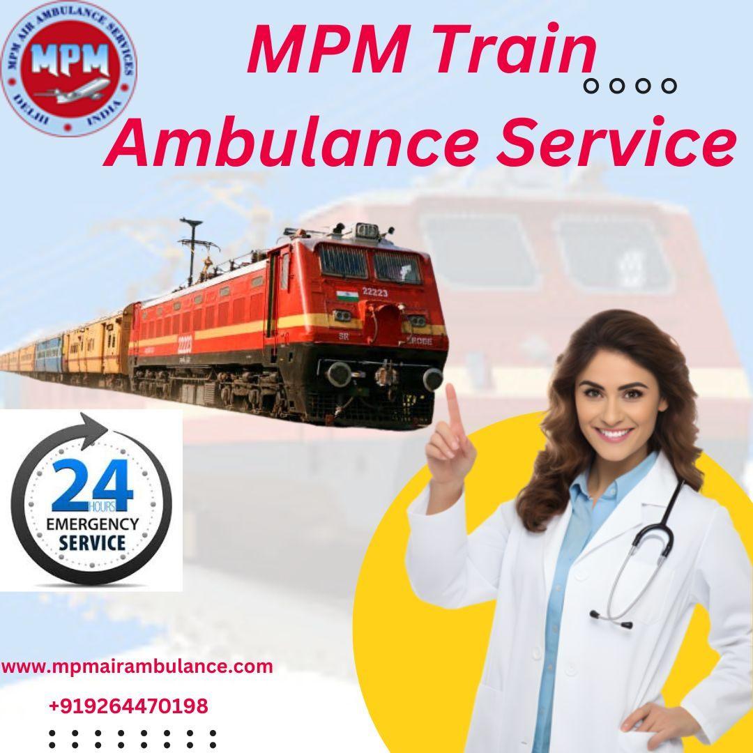 Send for MPM Train Ambulance Service in Mumbai for long distance transfer