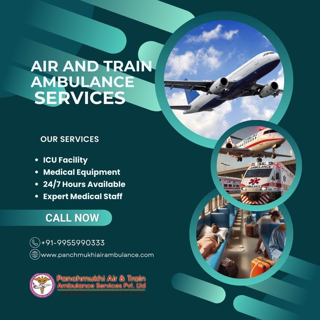 Avail  Air and Train Ambulance Services in Bikaner by Panchmukhi