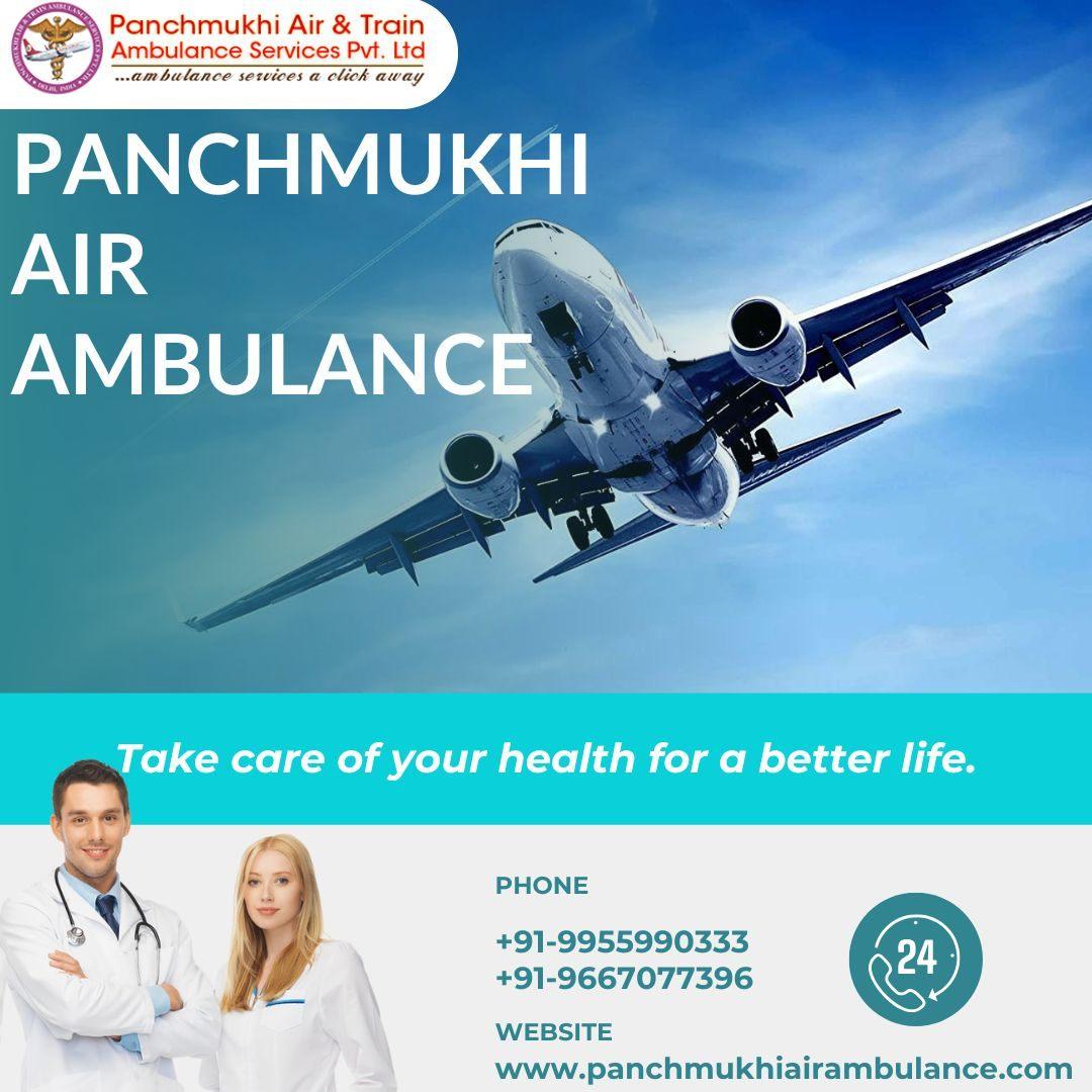 Get Modern ICU Facility inside Panchmukhi Air Ambulance Services in Mumbai