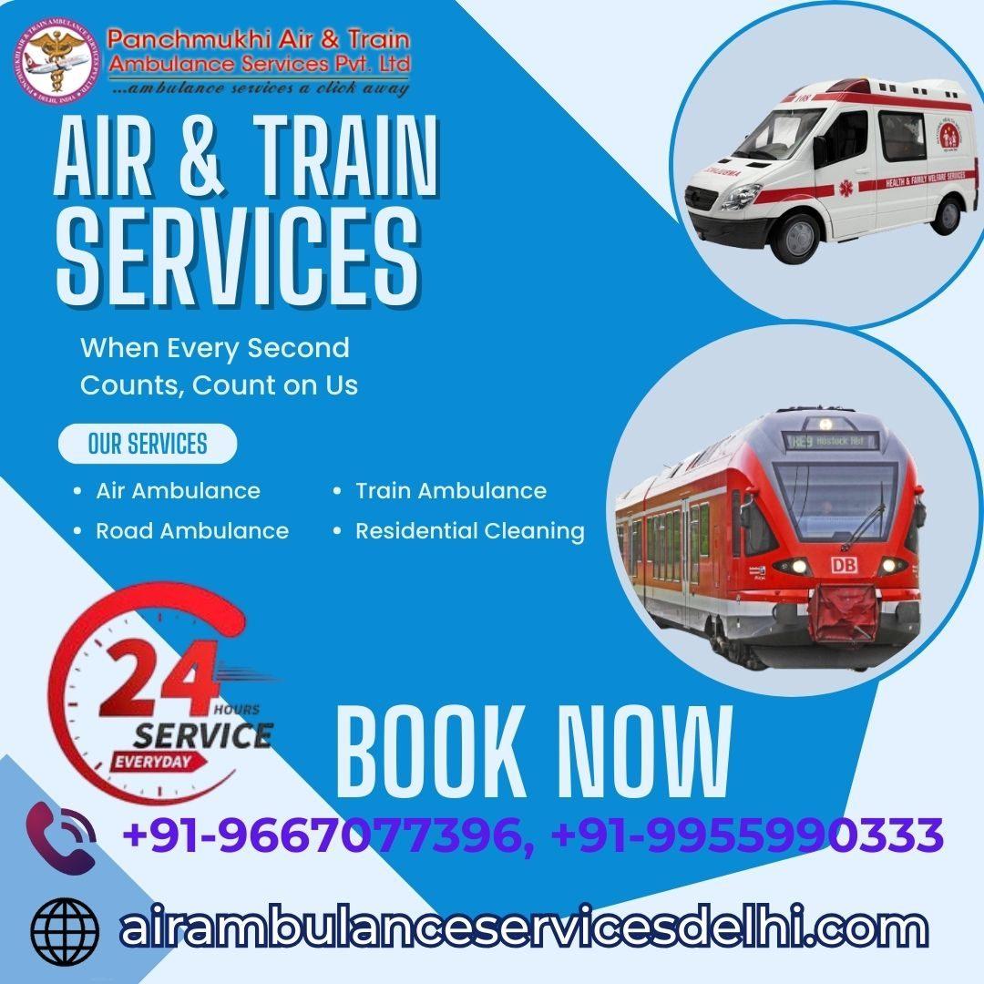 Experience the best Medical Transfer with Panchmukhi Train Ambulance in Patna