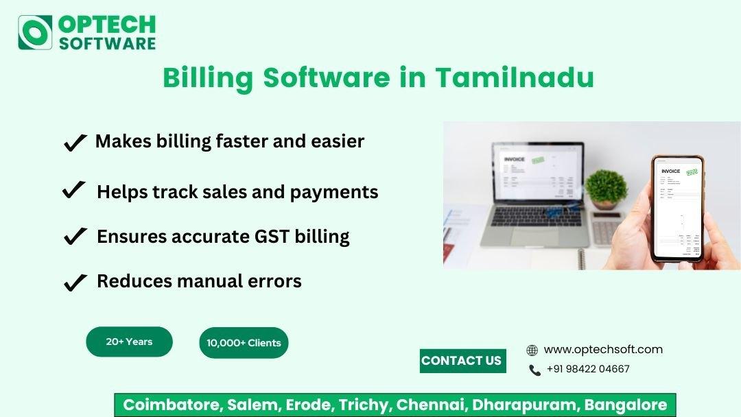 Billing Software in Tamilnadu | Optech Software