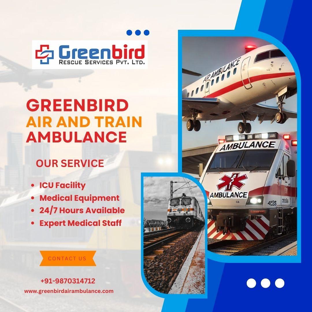 Use Top-Rated Air and Train Ambulance Services in Kolkata by Greenbird