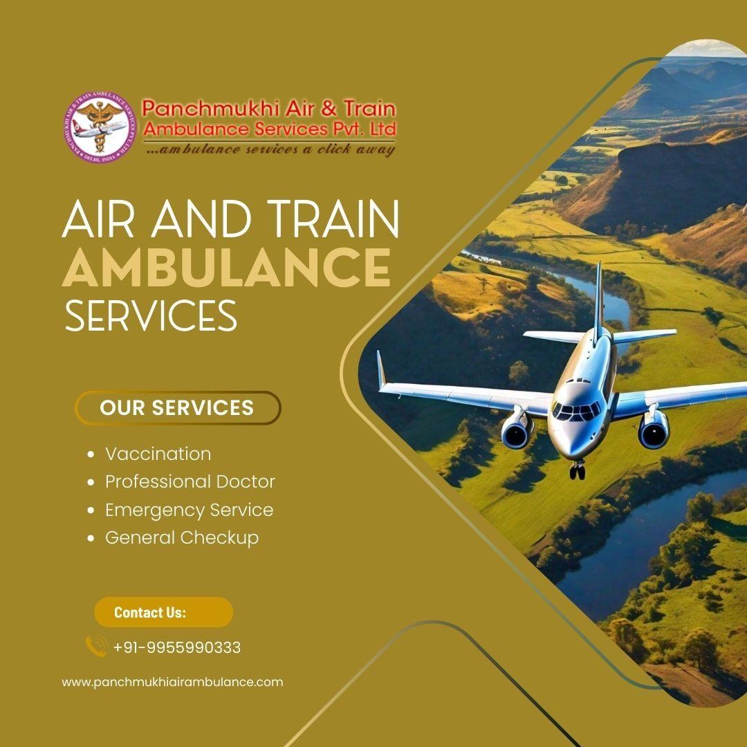 Hire Reliable Air and Train Ambulance Services in Bhavnagar by Panchmukhi