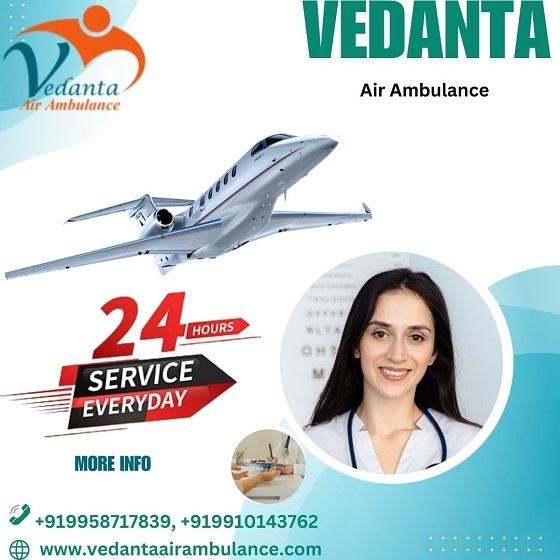 Vedanta Air Ambulance Jamshedpur for Comfortable and Carefully Patient Transfer