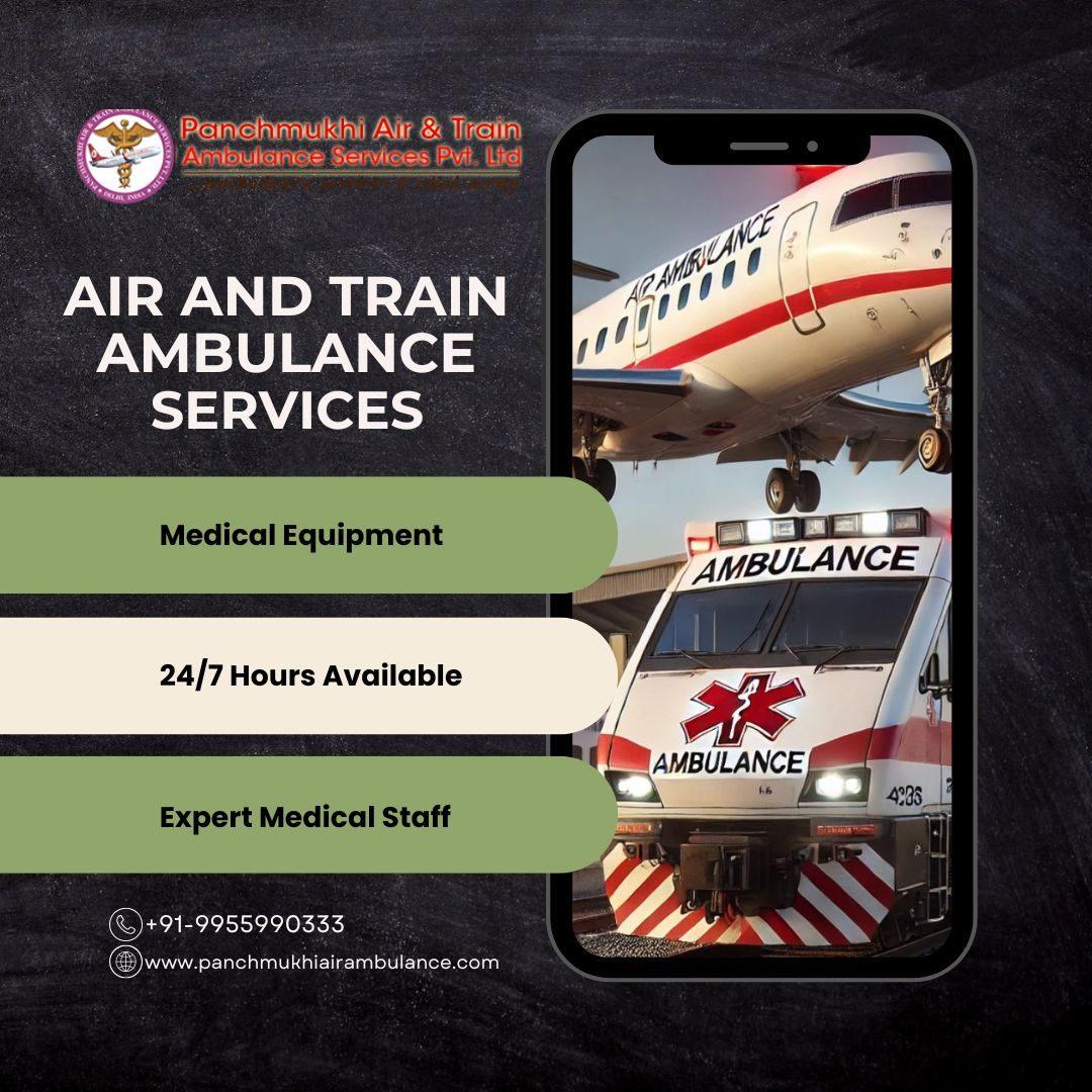 Get Advance Facility Air and Train Ambulance Services in Pune By Panchmukhi