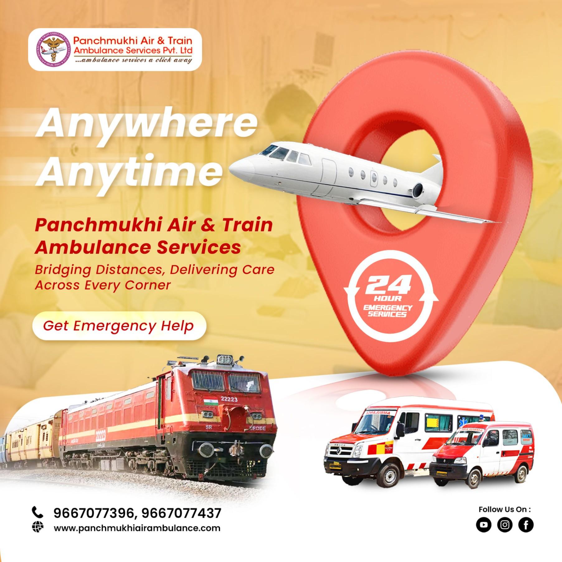 Get Transportation of Patients by Panchmukhi Air Ambulance Services in Indore