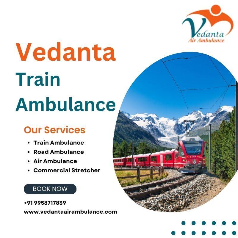 Vedanta Train Ambulance Service in Hyderabad with Expert Medical Support Team