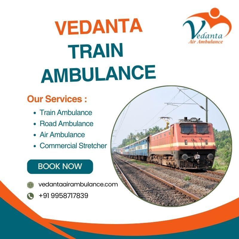 Safe Medical Transportation by Vedanta Train Ambulance Service in Patna