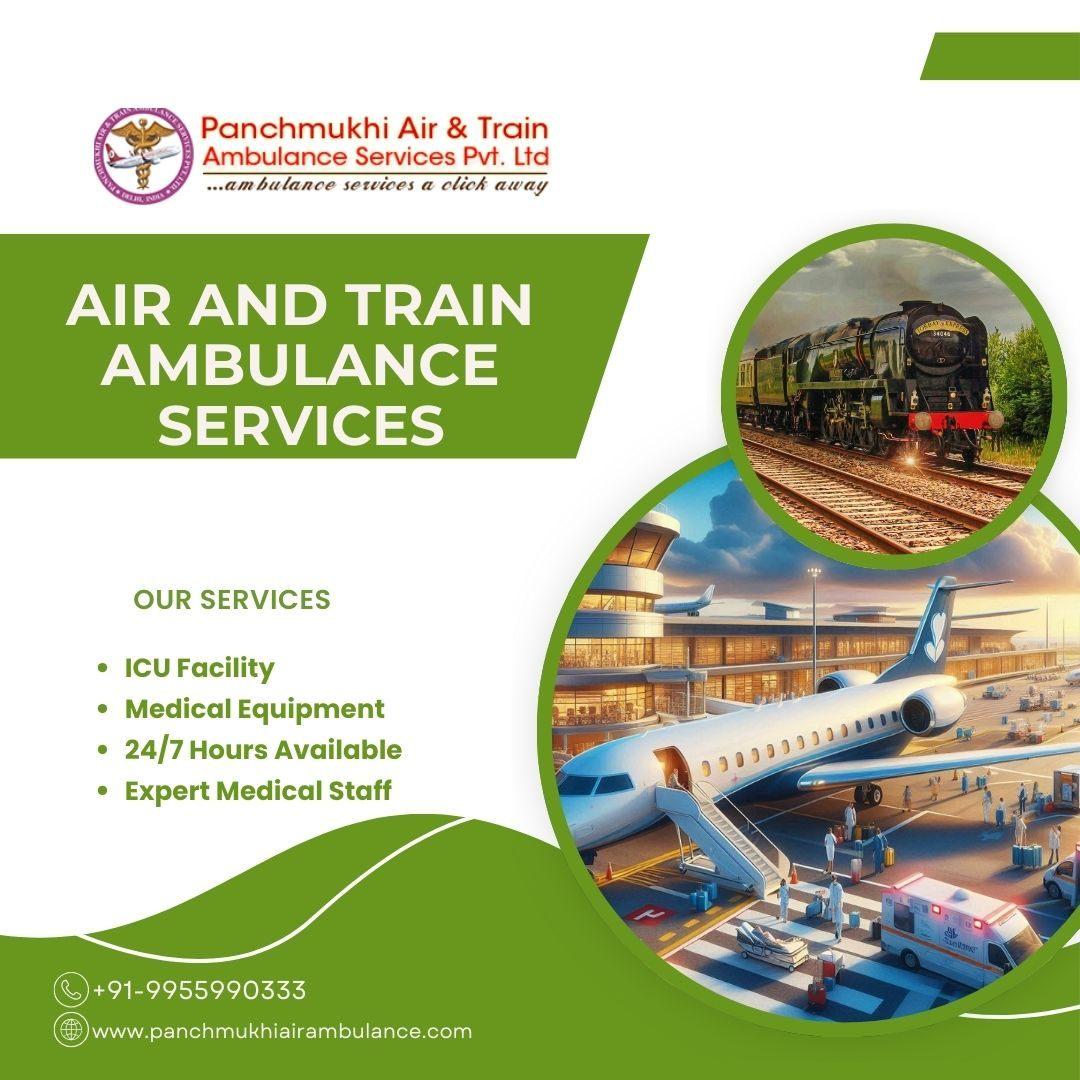 Hire Panchmukhi Air and Train Ambulance Services in Hyderabad for Safe Transfer 