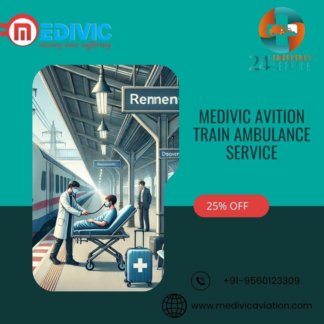 Medivic Aviation Train Ambulance in Chennai provides Fully Safe Medical Transfer