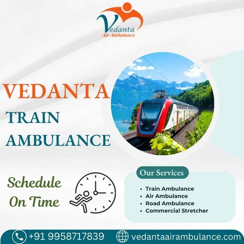 Vedanta Train Ambulance Service in Patna with High-Quality Medical Care
