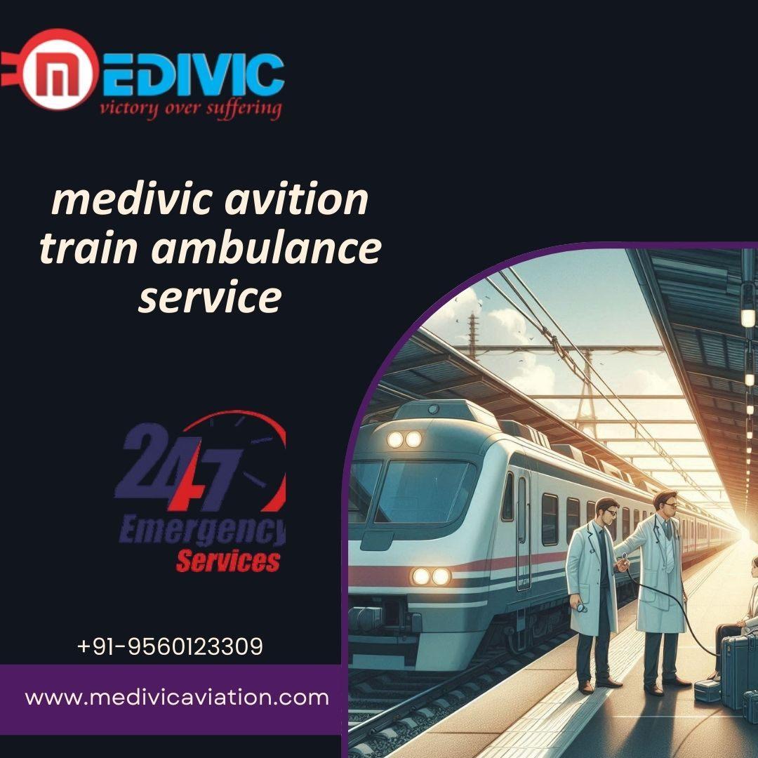 Medivic Aviation Train Ambulance Service in Guwahati Simplifies Patient Transfer