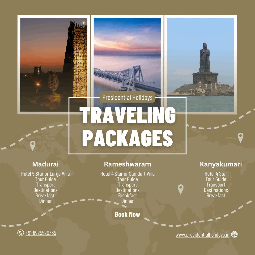 Madurai,Rameshwaram,Kanyakumari Tour Package by Presidential Holidays