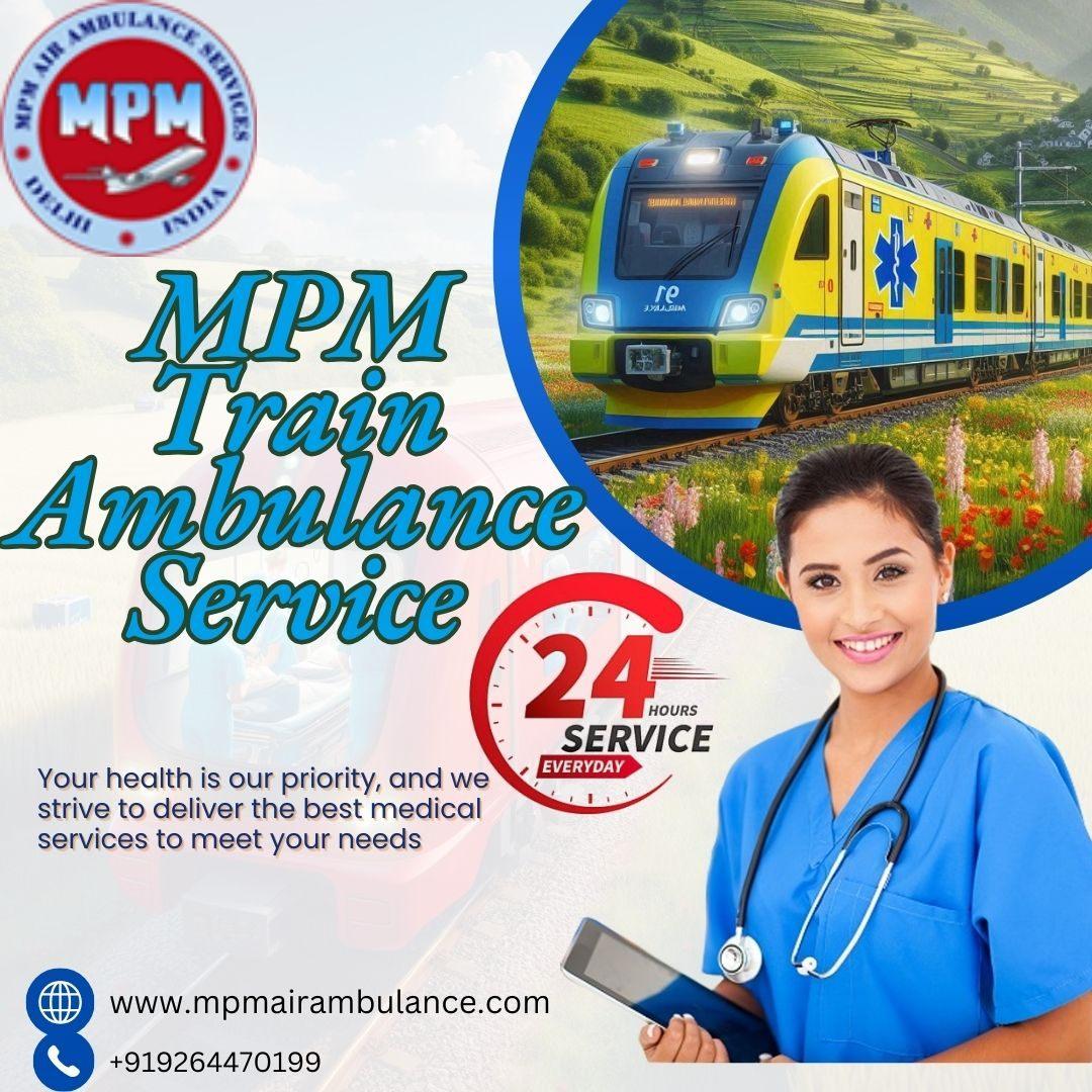 MPM Train Ambulance Service in Mumbai is ready to deal with any type of Medical 