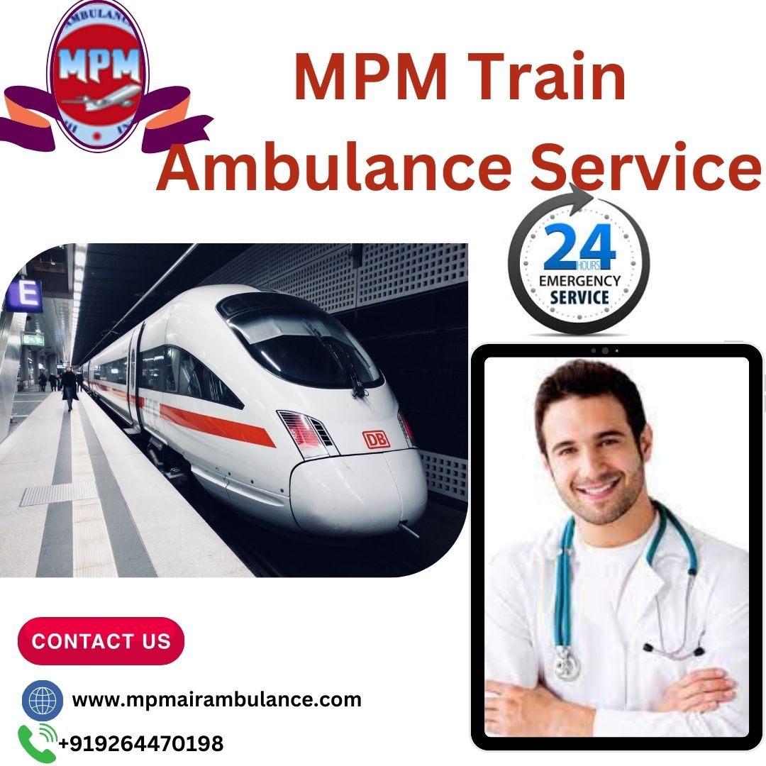 Book MPM Train Ambulance Services in Guwahati for critical medical emergencies