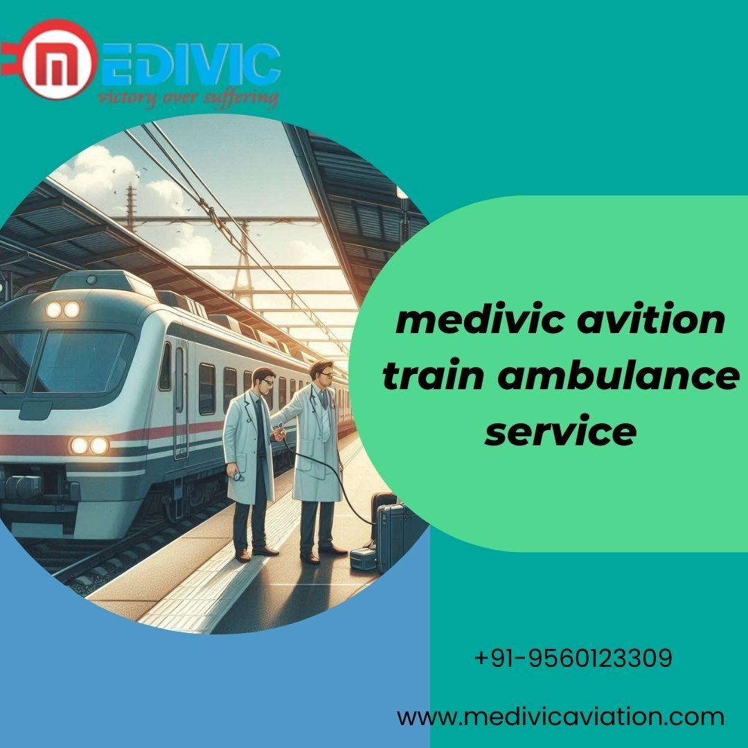 Book Medivic Aviation Train Ambulance in Patna to Transfer Patients Safely