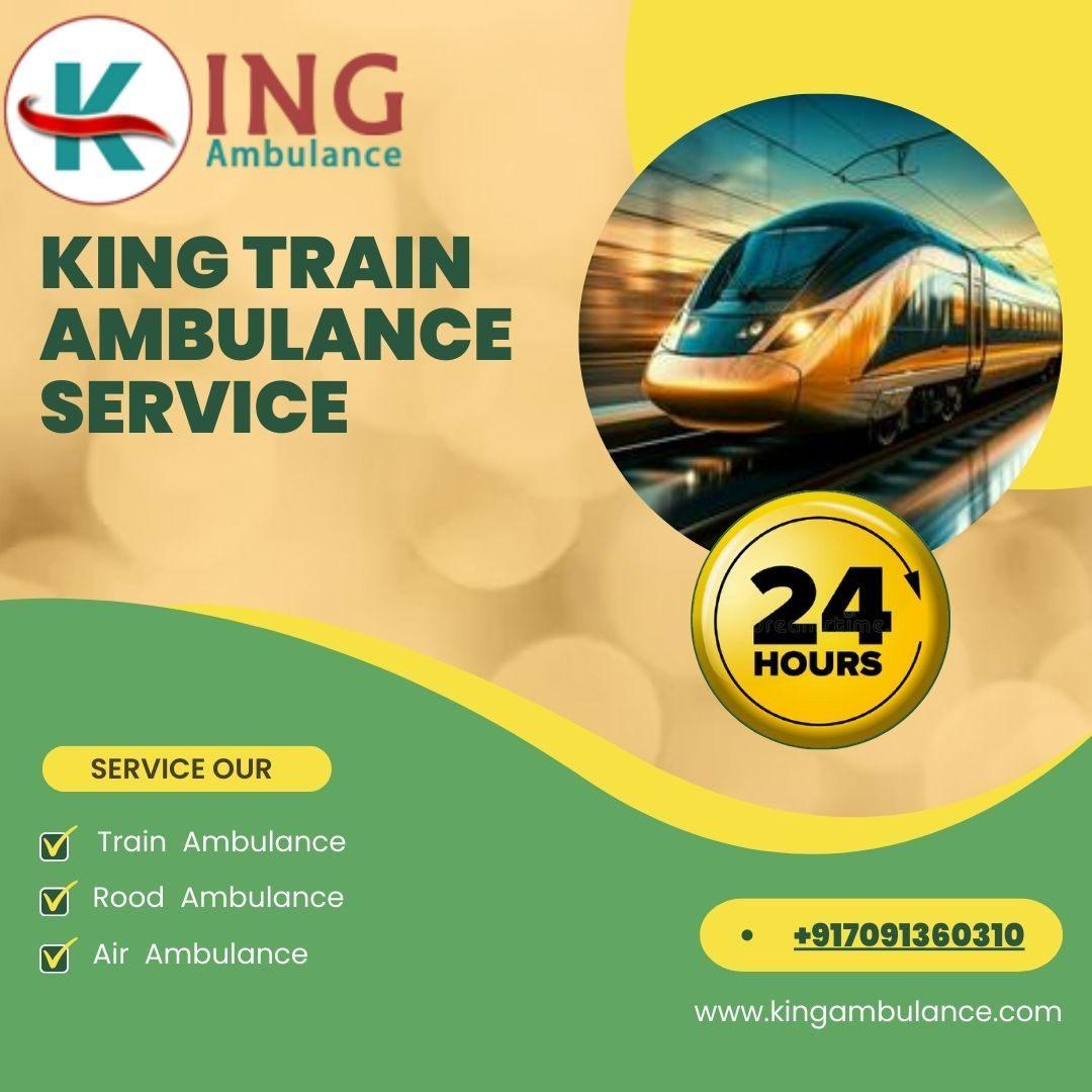 Opt for King to get Advanced Train Ambulance Service in Patna