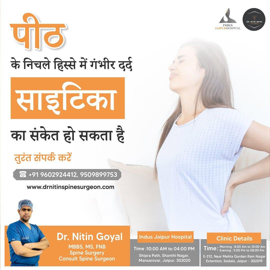 Dr. Nitin Goyal - Spine surgeon in Jaipur