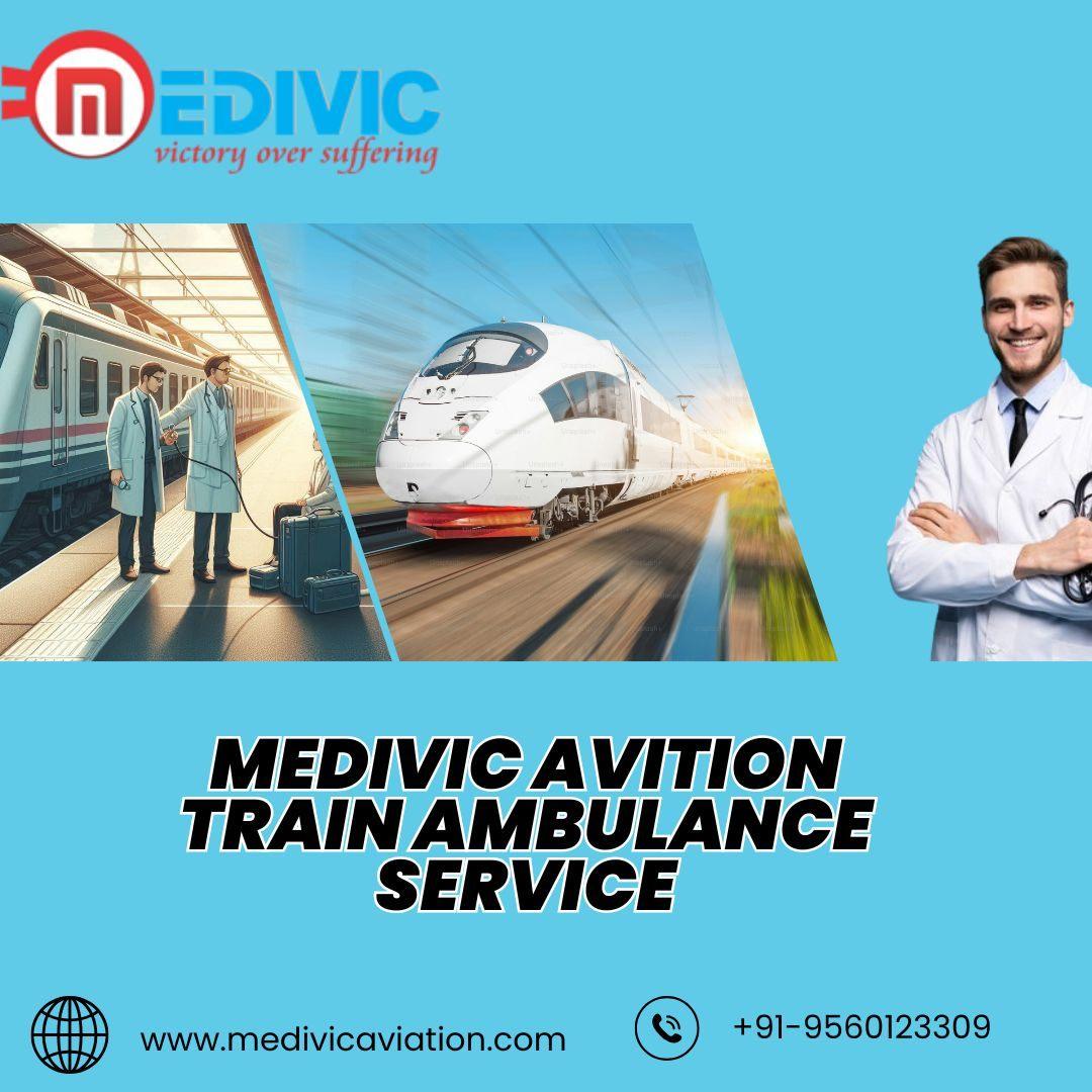 Medivic Aviation Train Ambulance is working to transfer patients in Ranchi