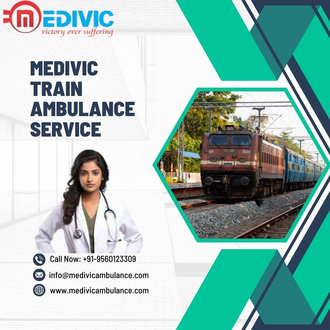 Medivic Aviation Train Ambulance  in Varanasi provides Fastest Patient Transfer 