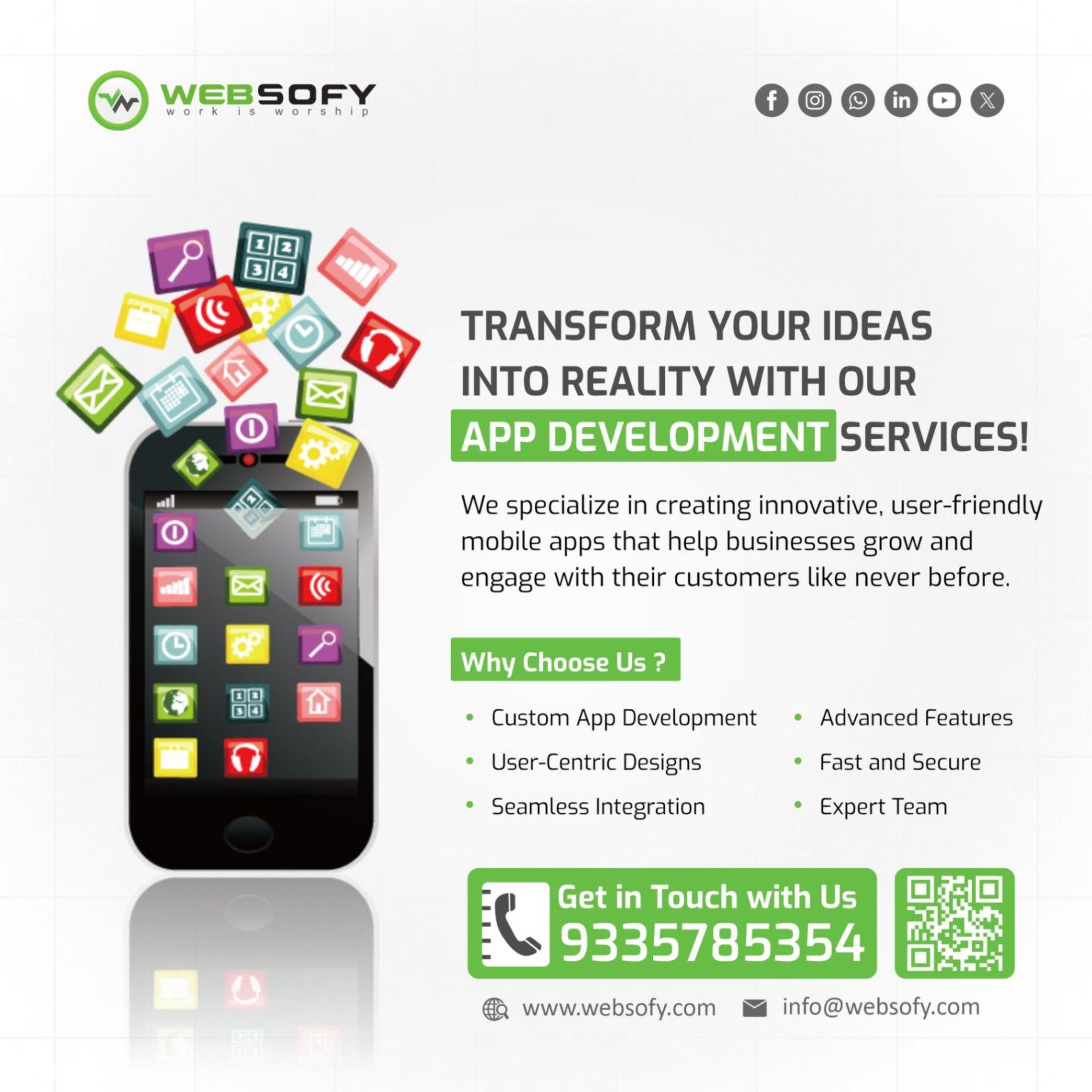 Websofy - Mobile App Development in Lucknow